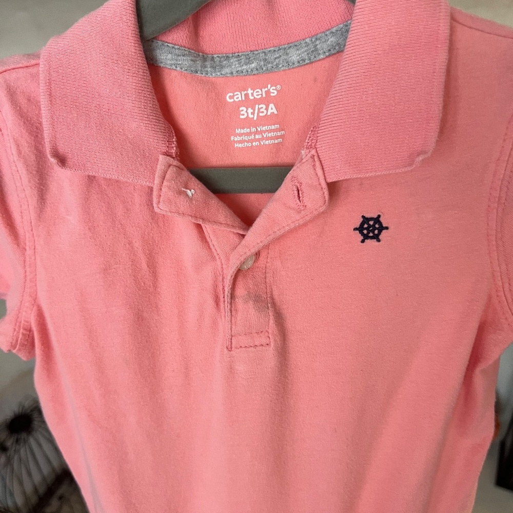 ***SOLD*** Two Carter's Polos + Shorts - Picture 3 of 4